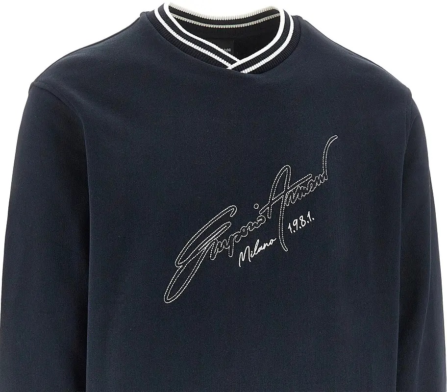 Bluza trening Logo embroidery crewneck sweatshirt - Img 2
