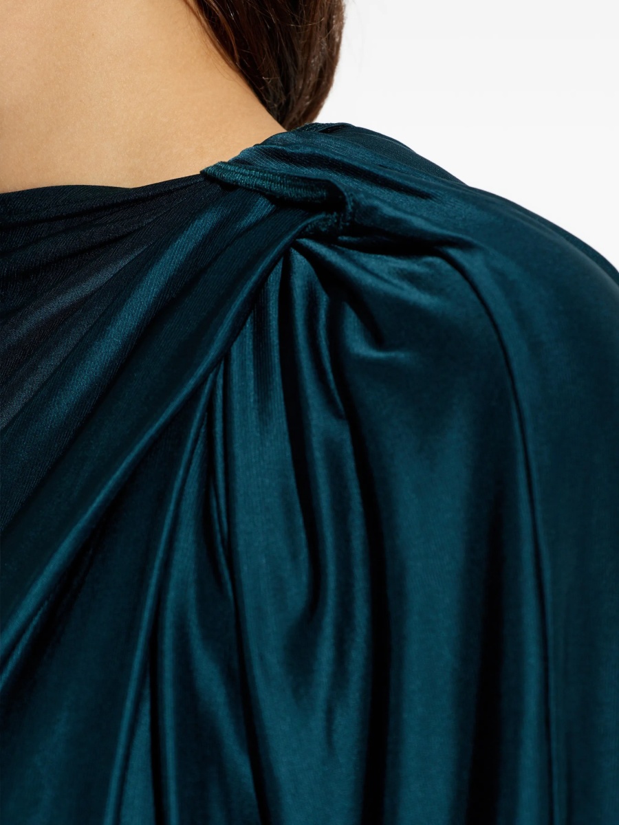 Bluza Victoria Beckham albastra - Img 5