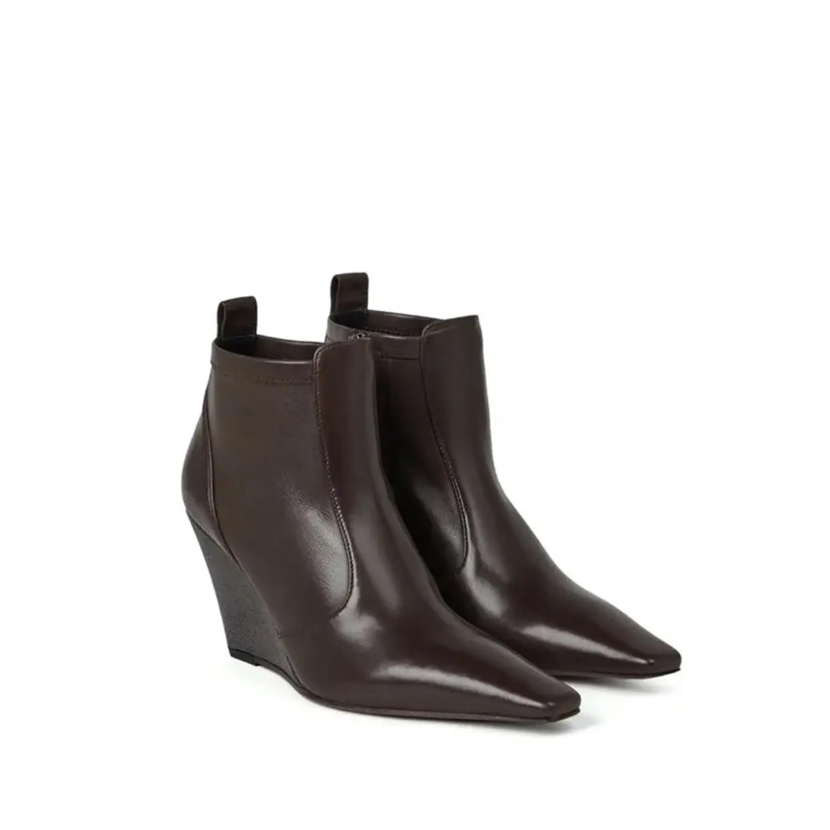 Bocanci Brunello Cucinelli Monili Wedge Ankle Boots - Img 2