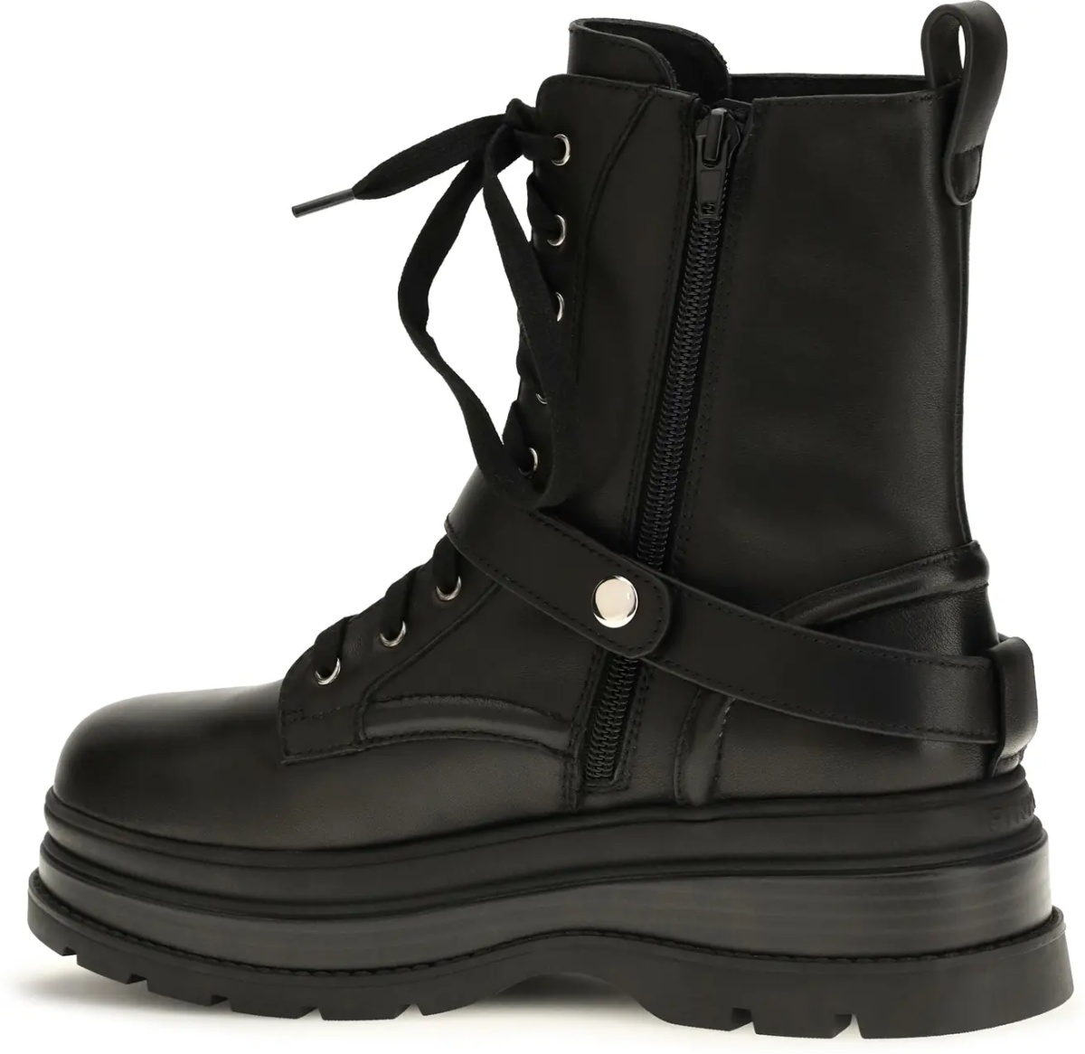 Bocanci Eva lace-up leather ankle Boots - Img 3