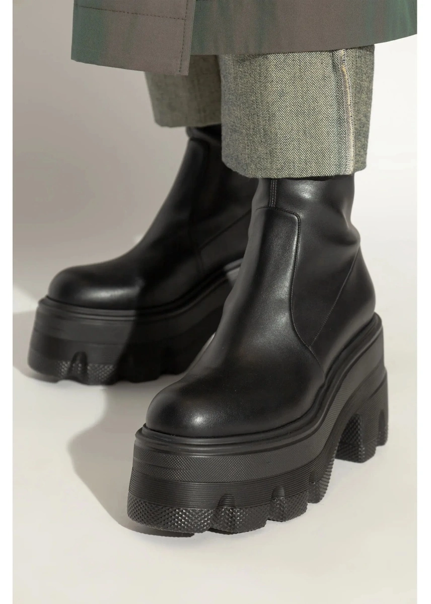 Bocanci Faux leather ankle Boots - Img 4