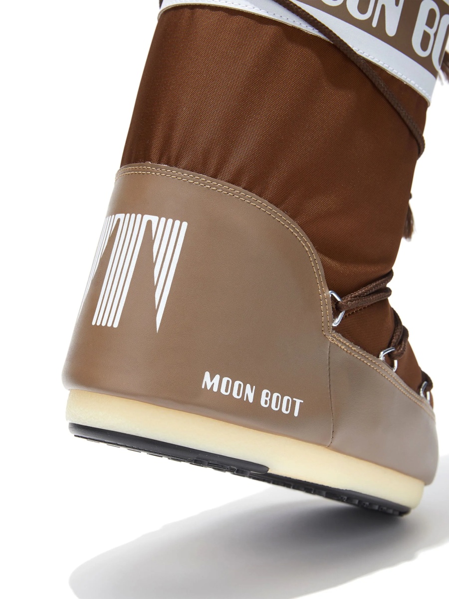 Bocanci Moon Boot maro din poliamida si pvc - Img 3