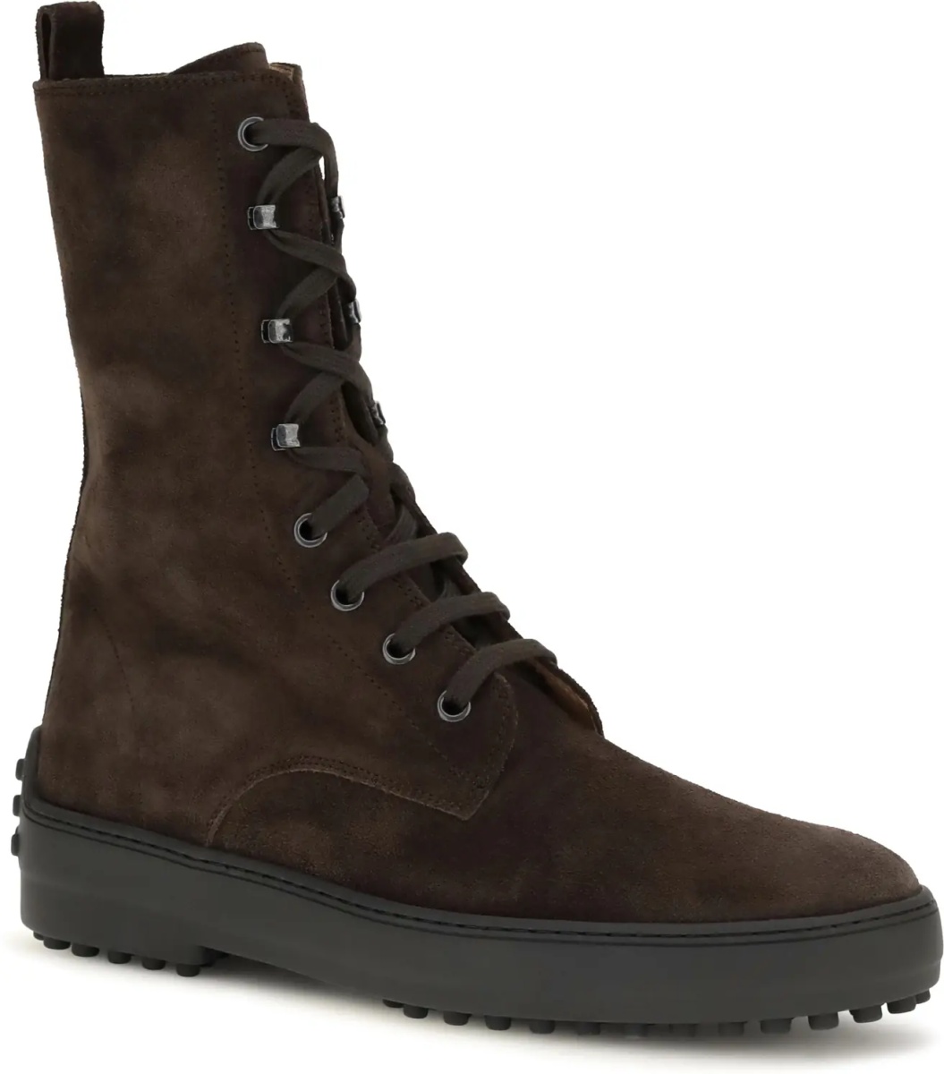 Bocanci Winter Gommino suede leather lace-up ankle Boots - Img 2