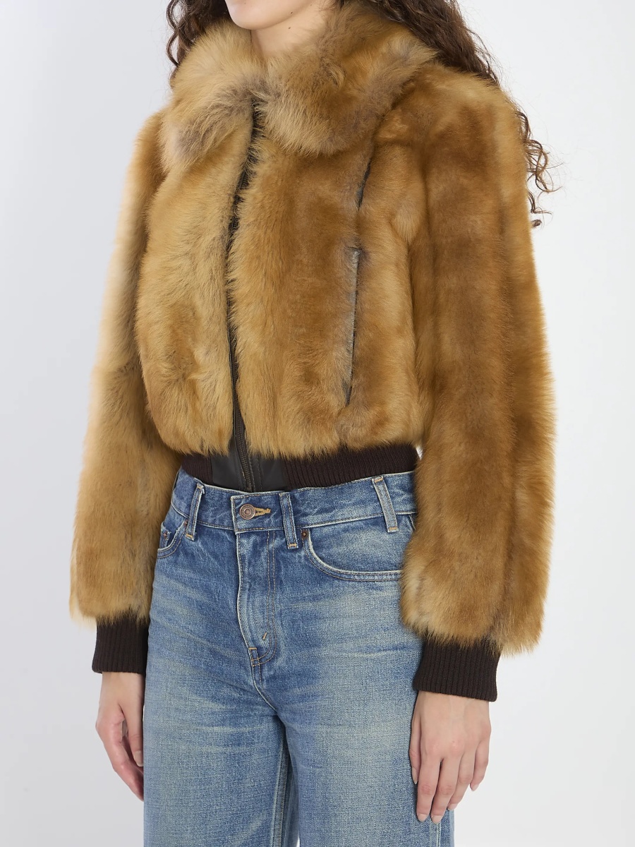 Bomber Bomber Jacket In Shearling - Img 2