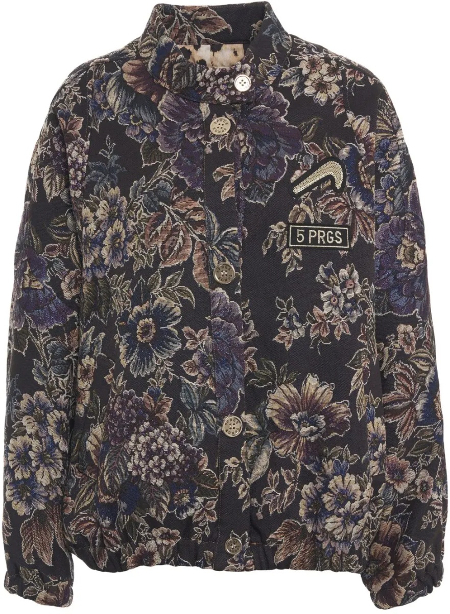 Bomber Bomber jacket with floral pattern - Img 2