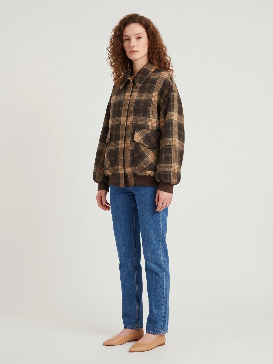 Bomber Check Bomber Jacket - Img 2