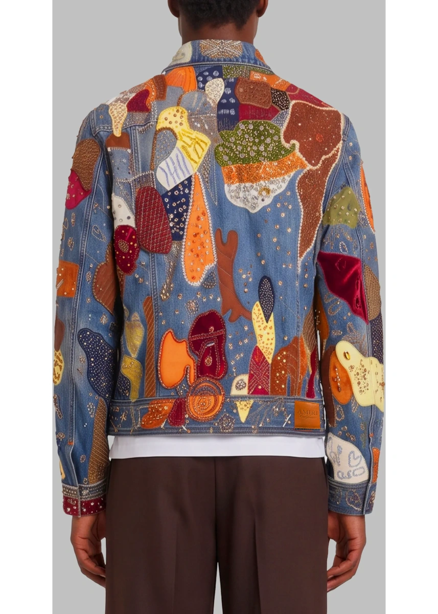 Bomber Embellished Trucker Jacket - Img 3