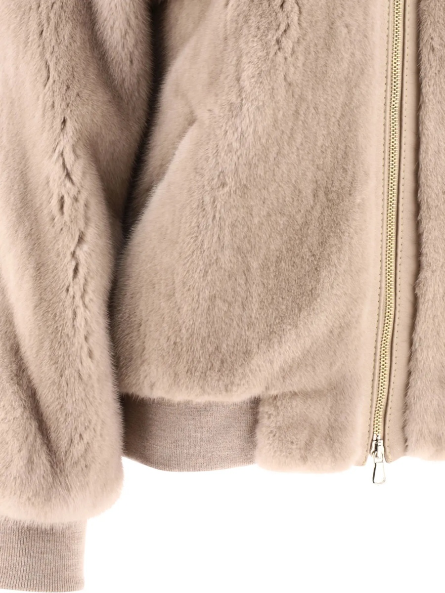 Bomber GIOVI Mink fur bomber jacket - Img 4