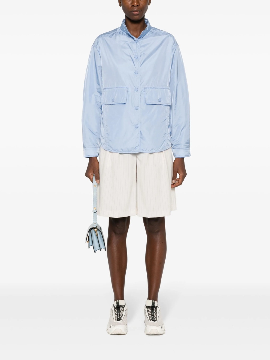 Bomber jacket Aspesi albastra din poliamida - Img 2