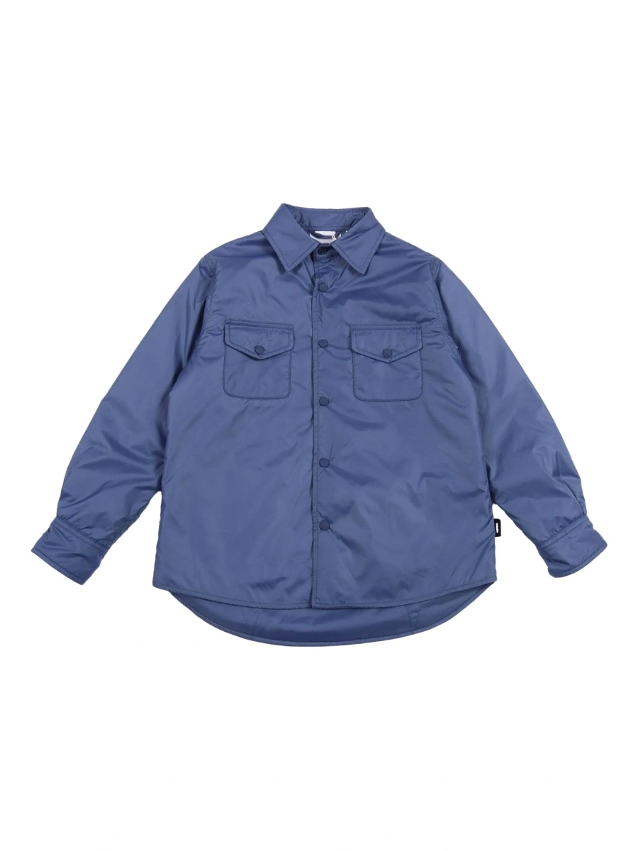 Bomber jacket Aspesi albastra din poliamida - Img 6