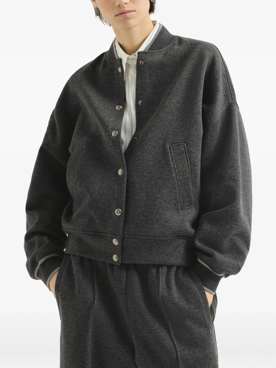 Bomber jacket Brunello Cucinelli gri - Img 3