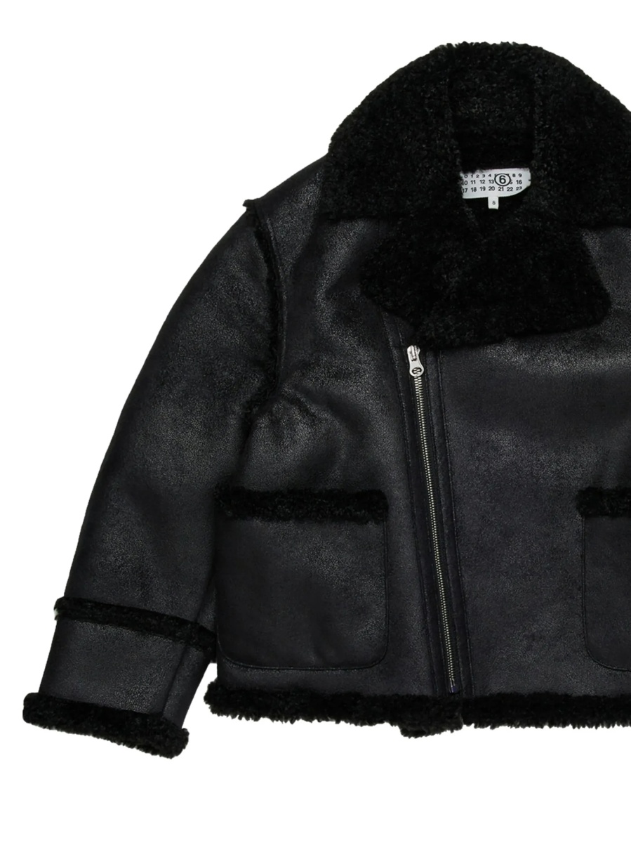 Bomber jacket MM6 Maison Margiela neagra - Img 2