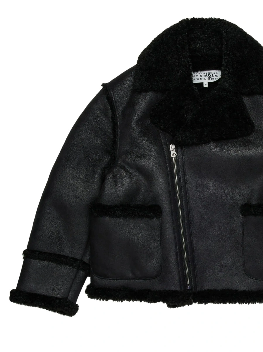 Bomber jacket MM6 Maison Margiela neagra - Img 2
