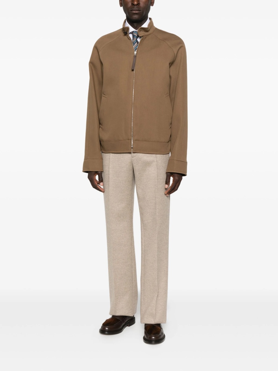 Bomber jacket Moschino maro din bumbac - Img 2