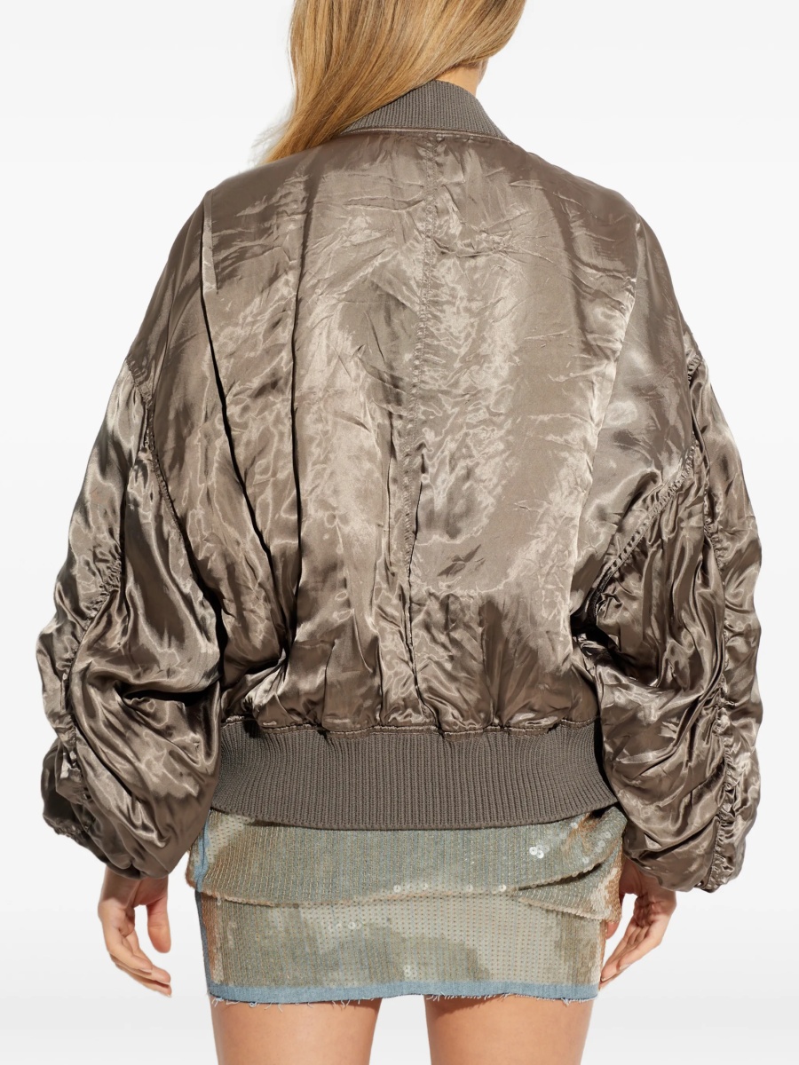 Bomber jacket Rick Owens maro din cupru - Img 4