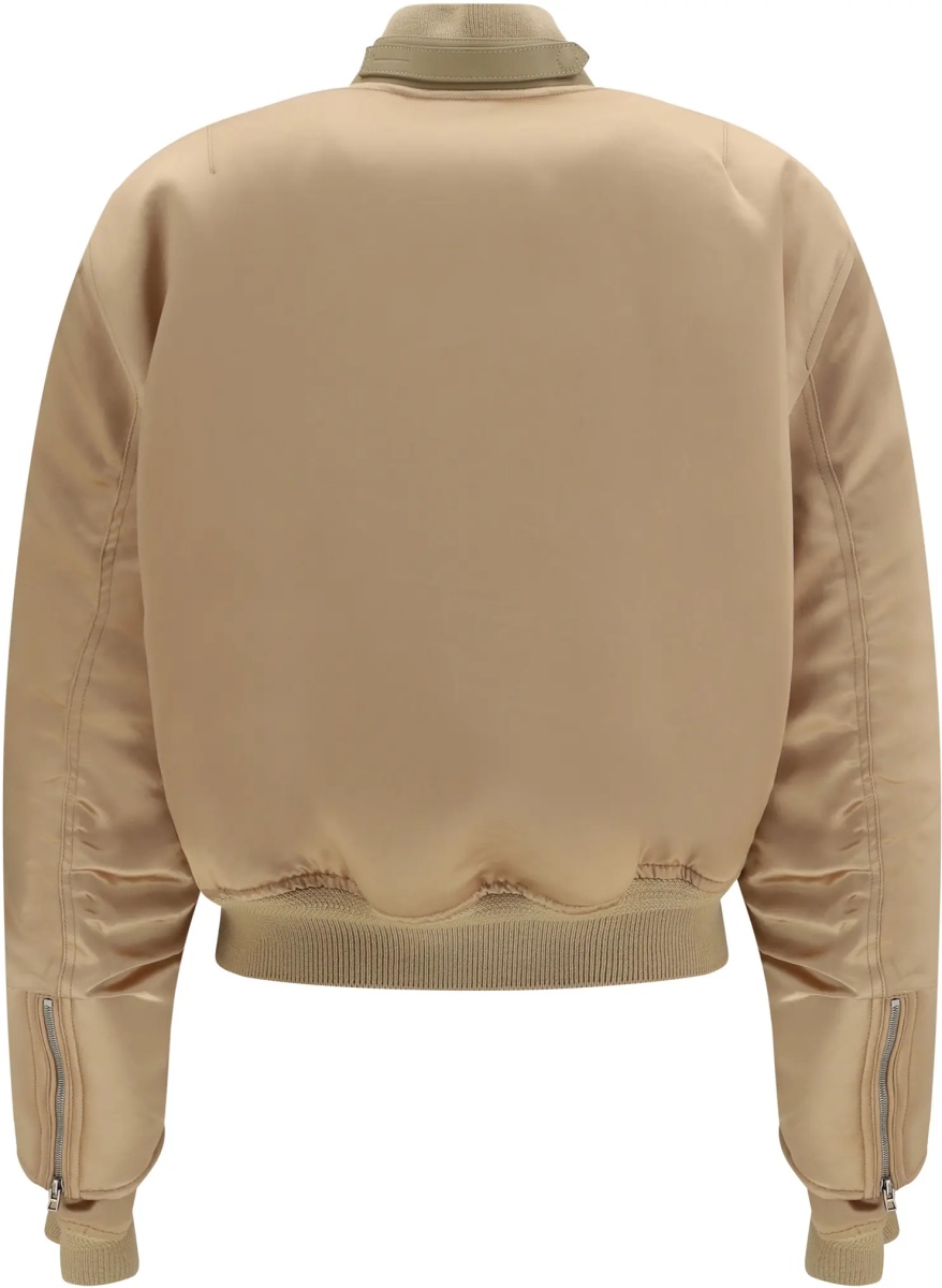 Bomber Satin Aviator Bomber Jacket - Img 2