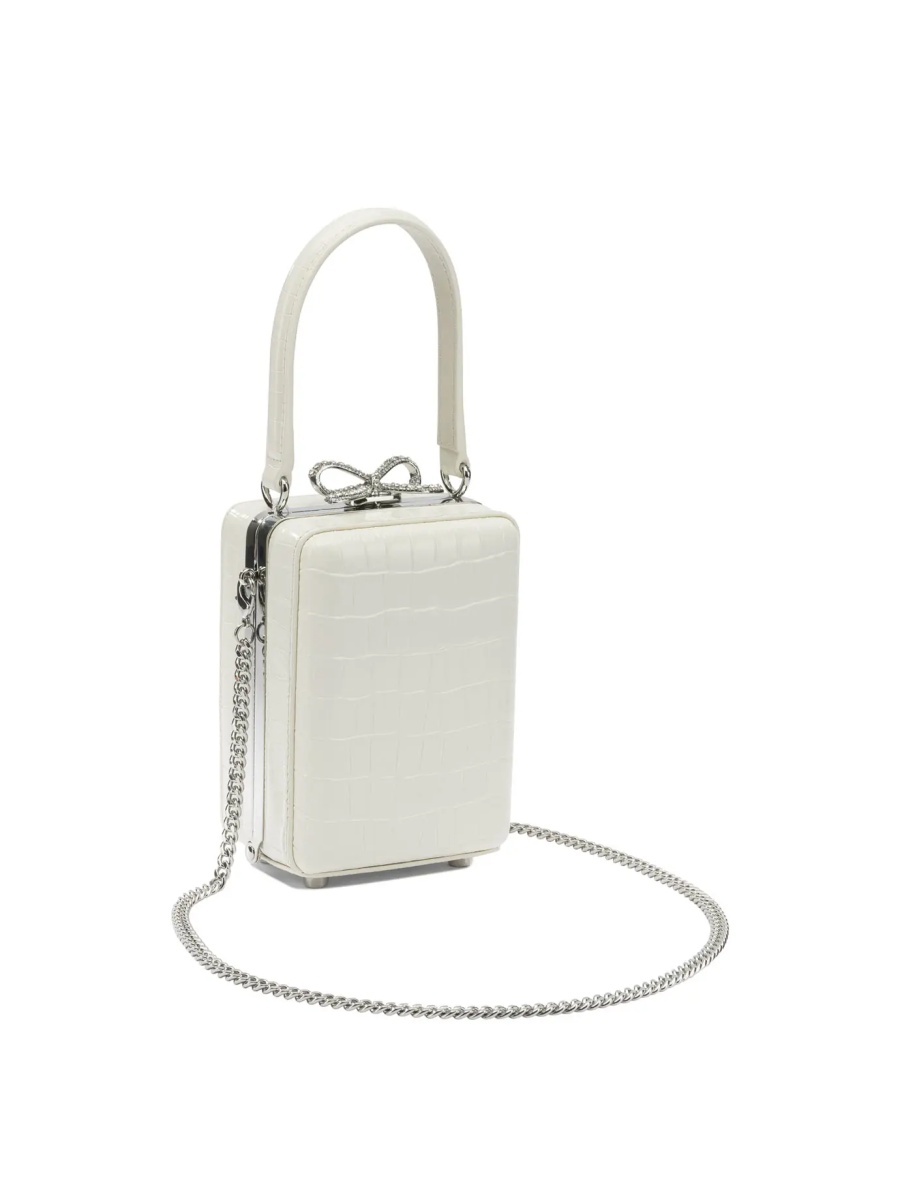 Borsa a mano mini in pelle di coccordillo - Img 2