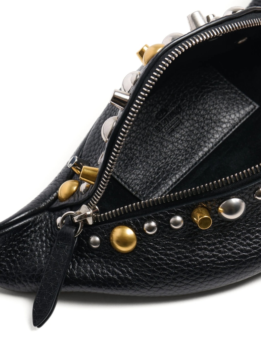 Borseta Valentino Garavani neagra din piele - Img 4