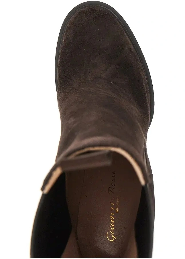 Botine 'Barry' suede leather booties - Img 4