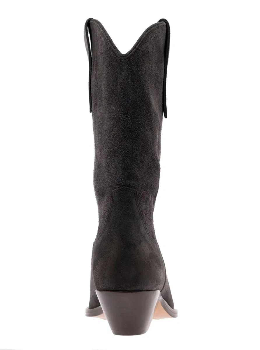 Botine Isabel Marant negre din piele - Img 4