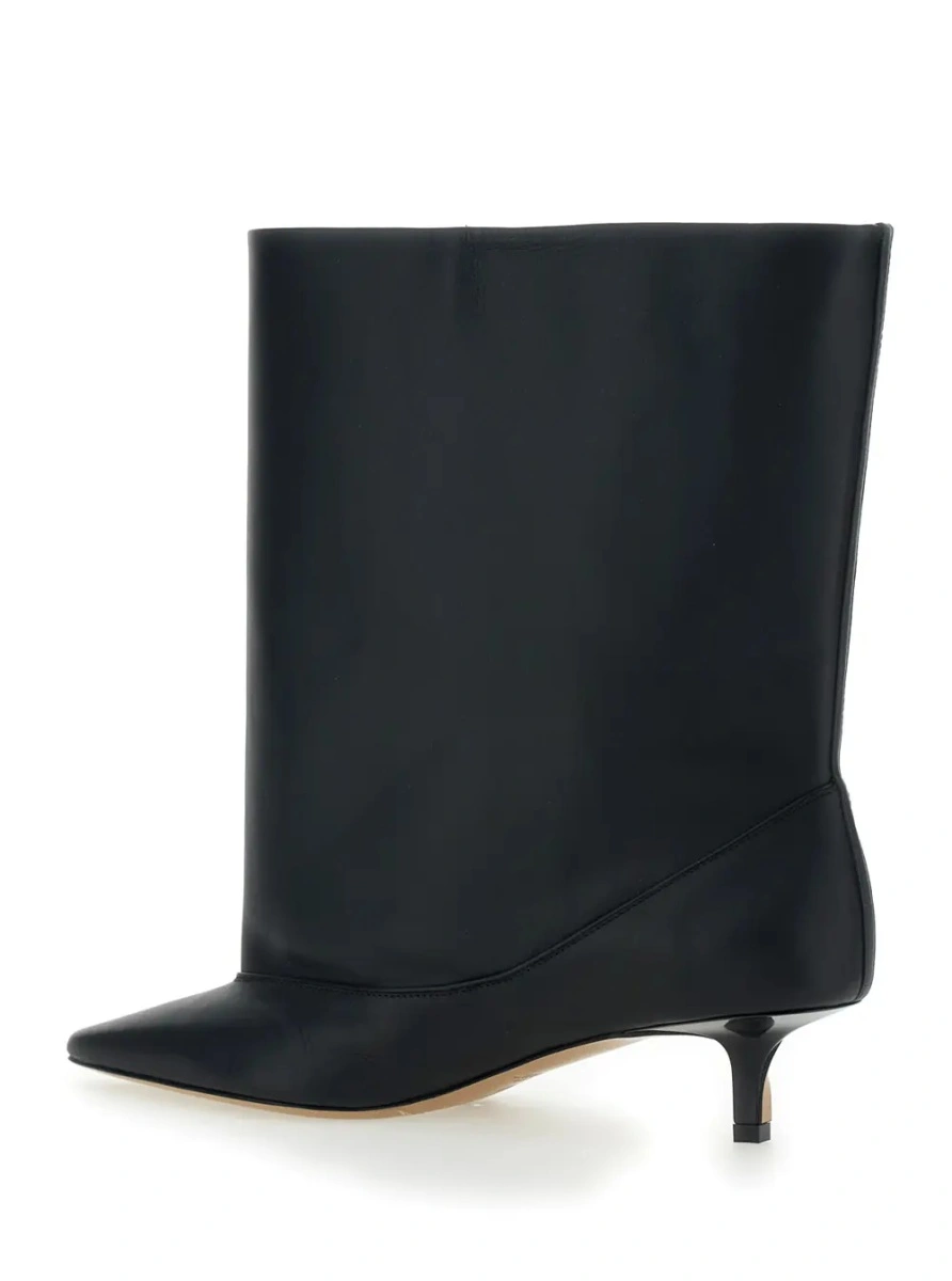 Botine JACQUEMUS negre din piele - Img 3