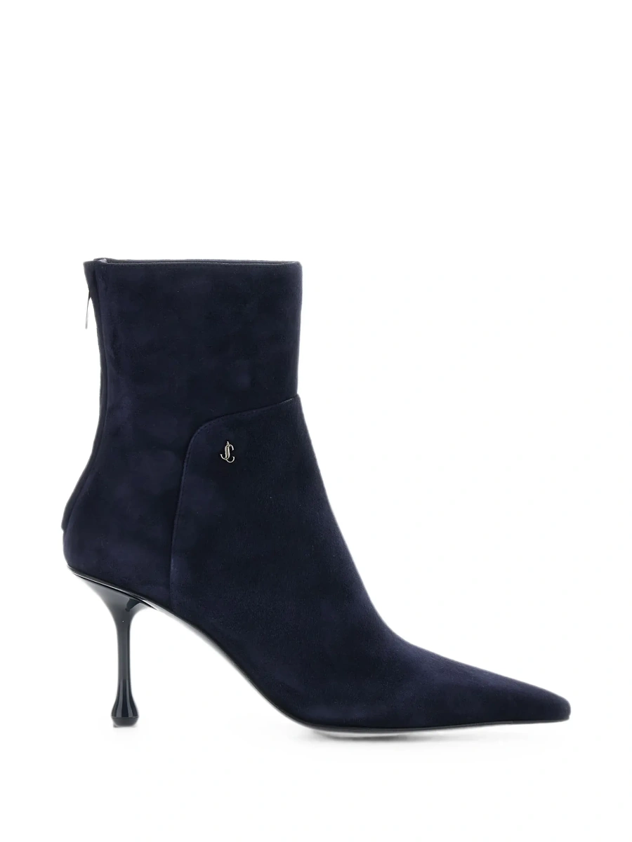 Botine Jimmy Choo albastre din piele intoarsa - Img 8