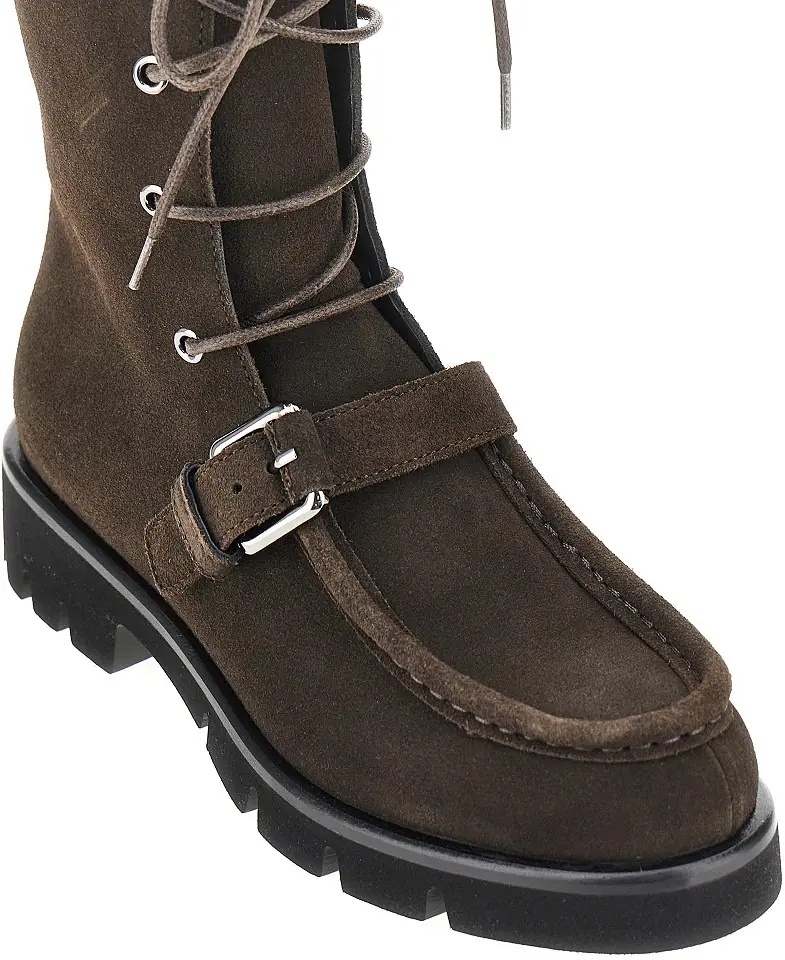 Botine Suede leather ankle boots - Img 2