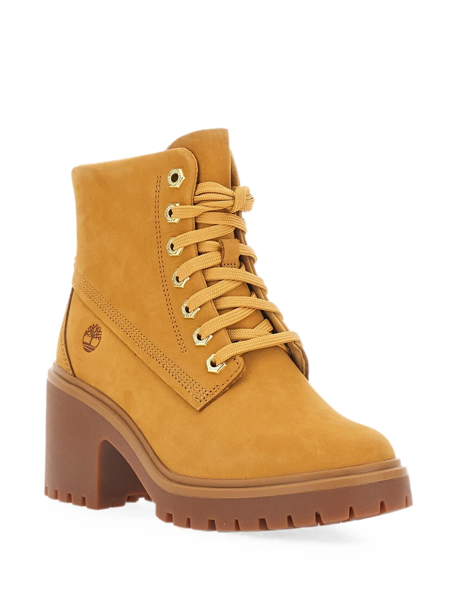 Botine Timberland galbene din piele - Img 5