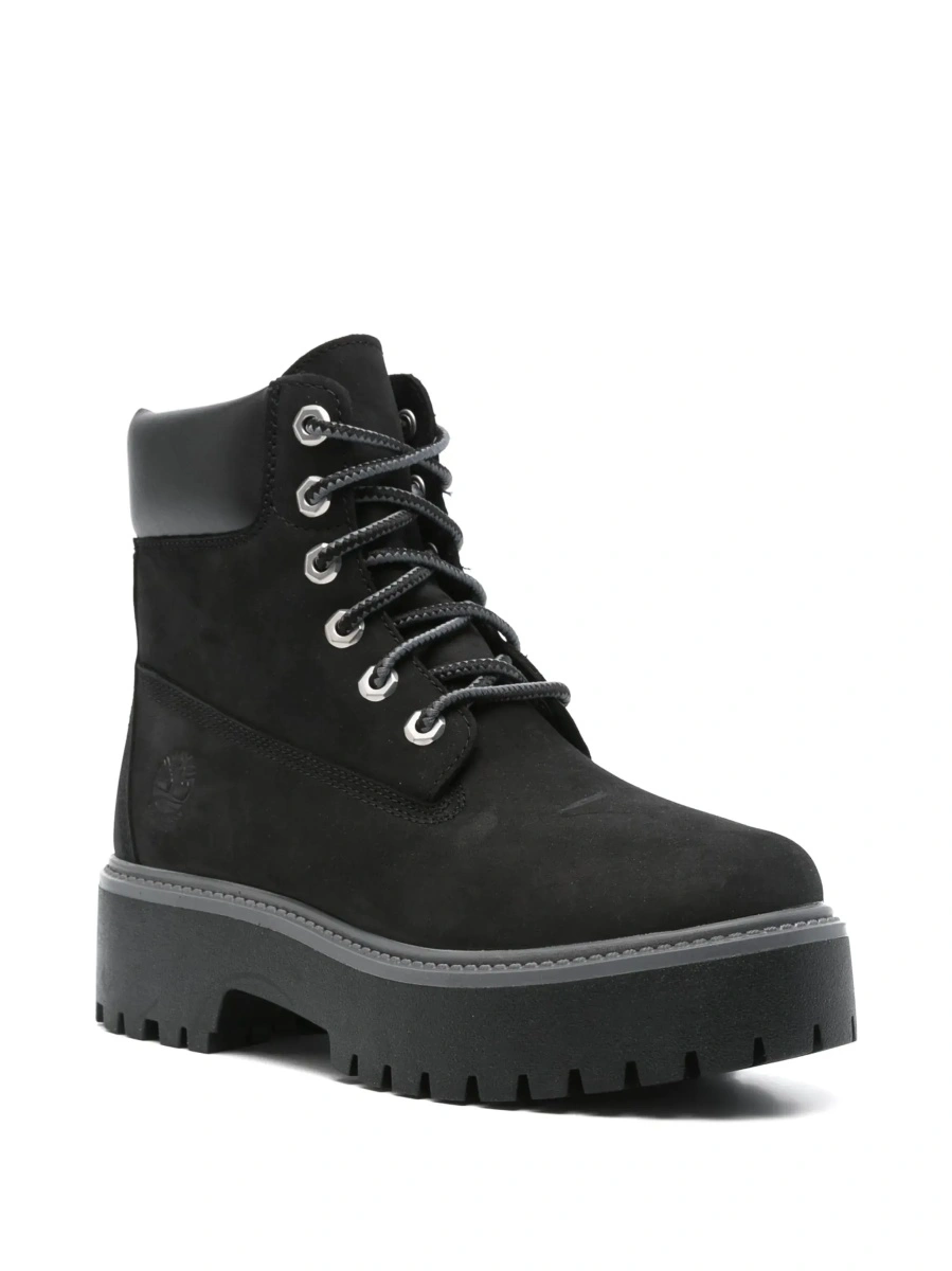 Botine Timberland negre din piele - Img 5
