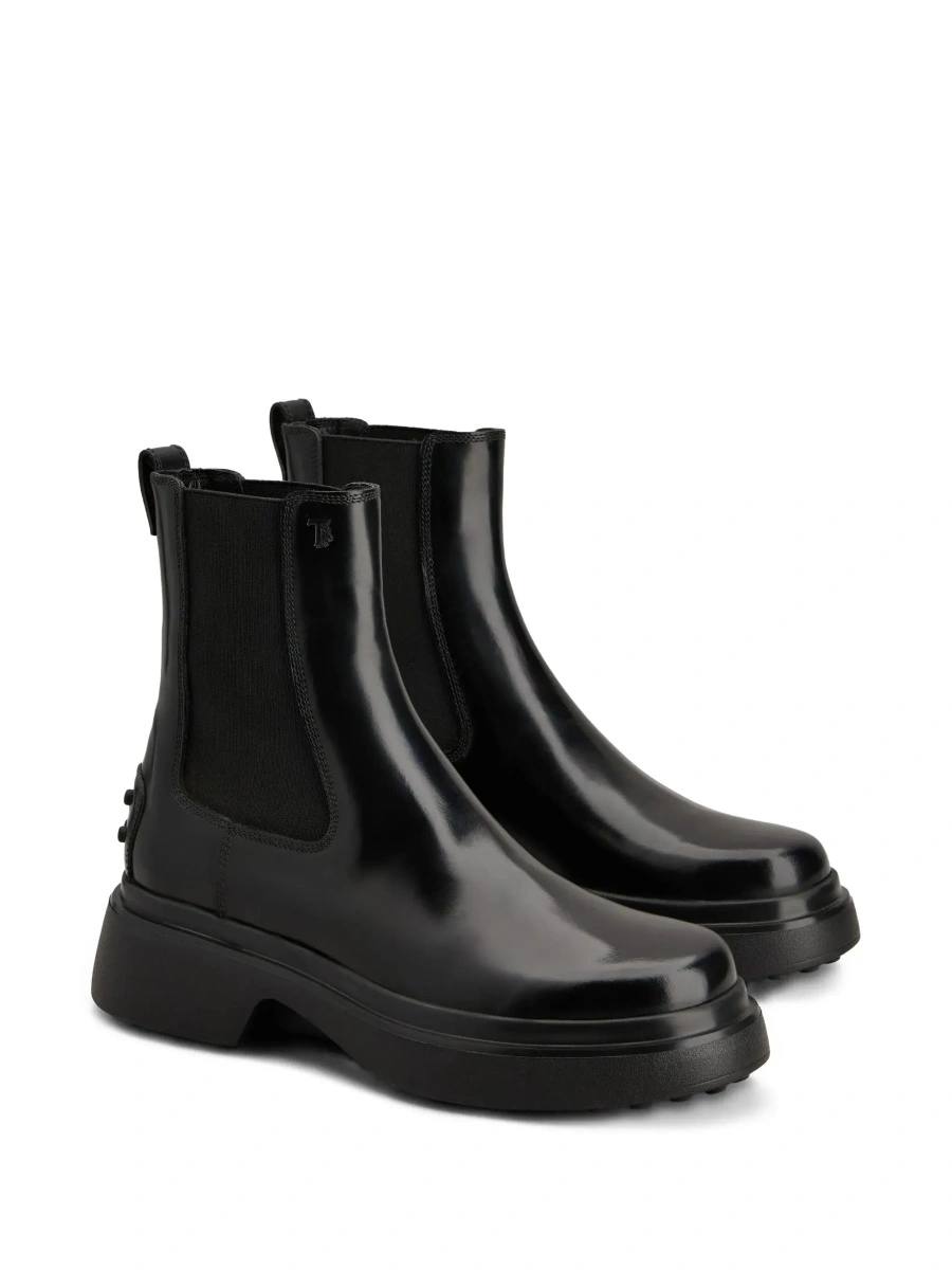 Botine TOD'S negre din piele - Img 5