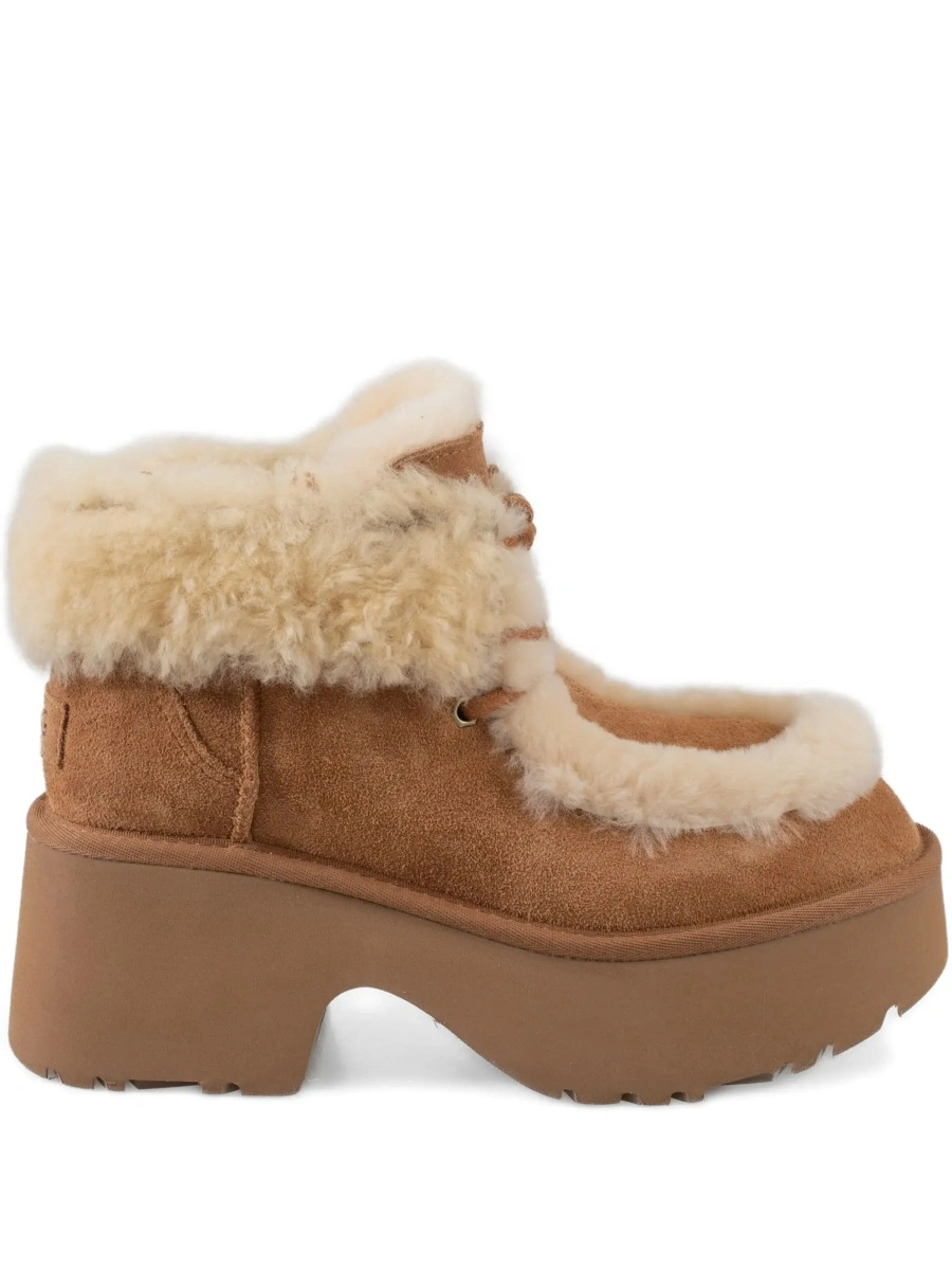 Botine UGG bej din piele intoarsa 'Esmee' - Img 8