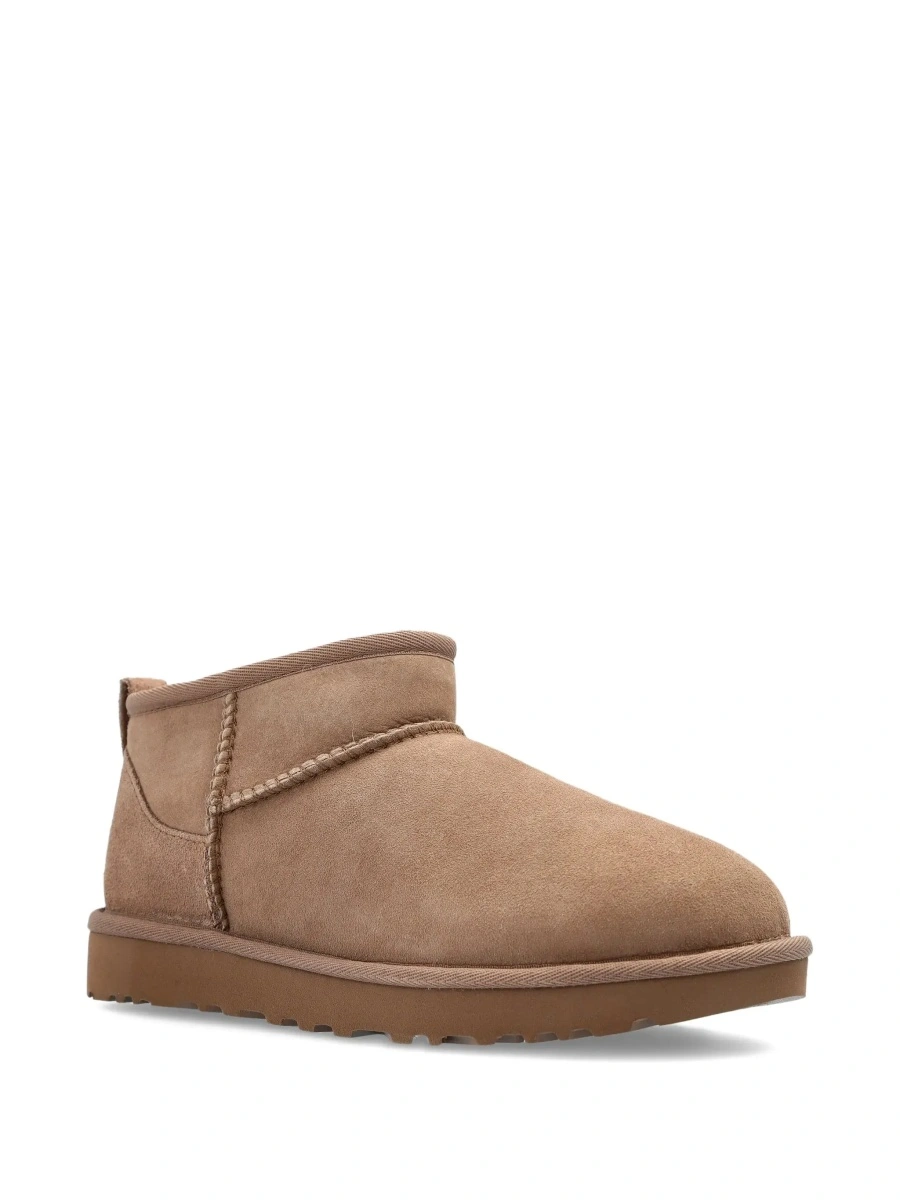 Botine UGG bej din piele intoarsa - Img 5