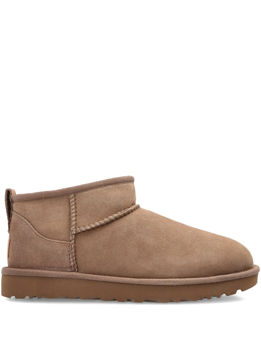 Botine UGG bej din piele intoarsa - Img 9
