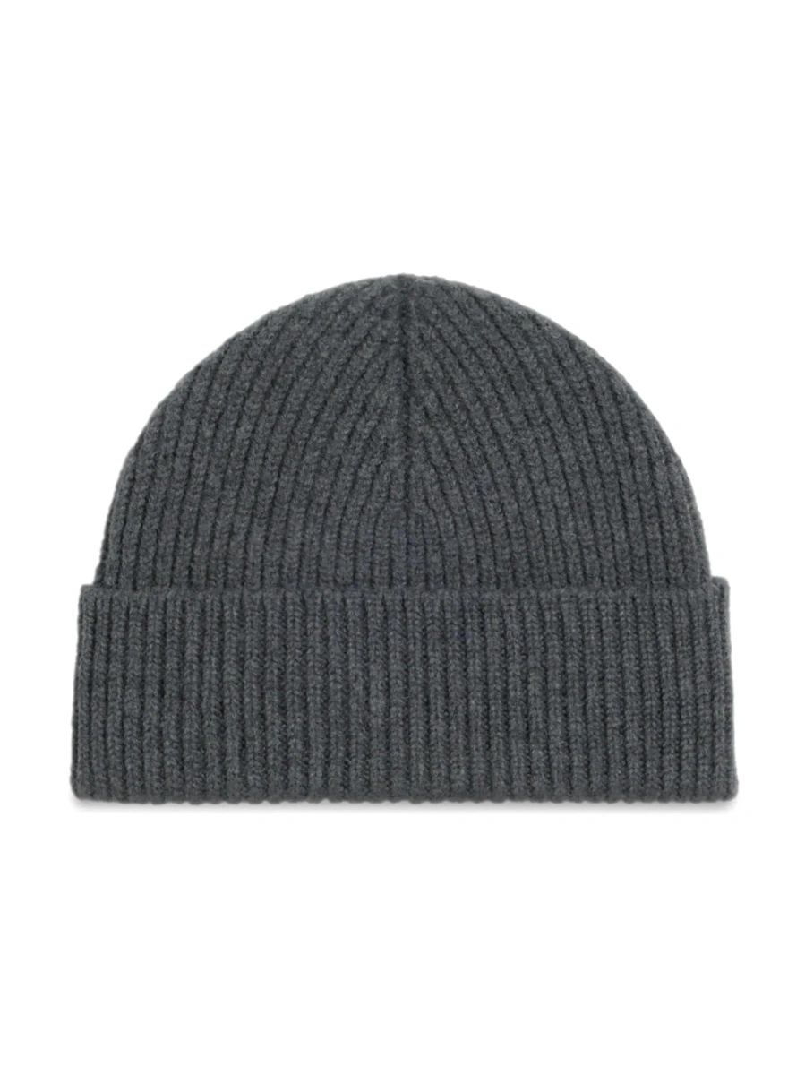 Caciula Gray Wool ADC Embroidered Beanie for Women - Img 4