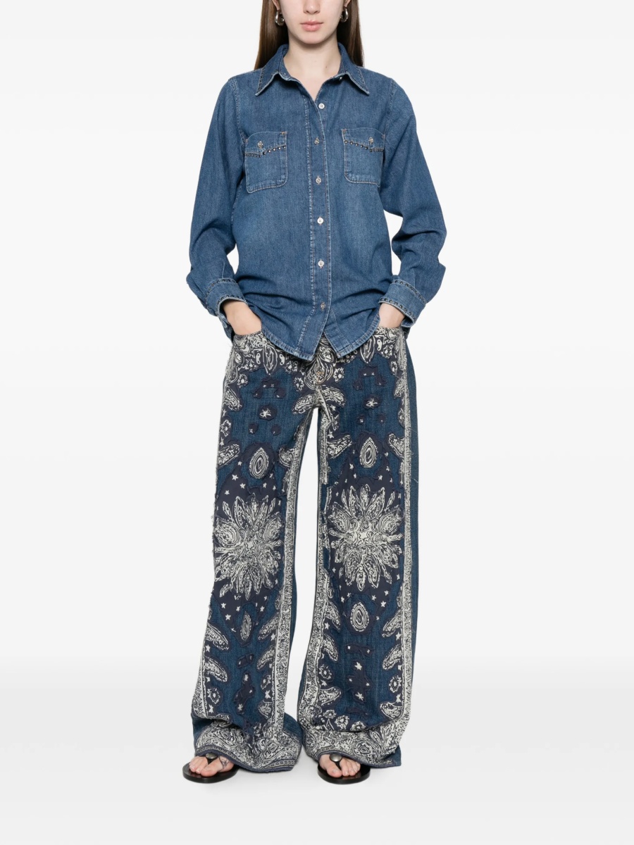 Camasa 7 For All Mankind albastra - Img 2