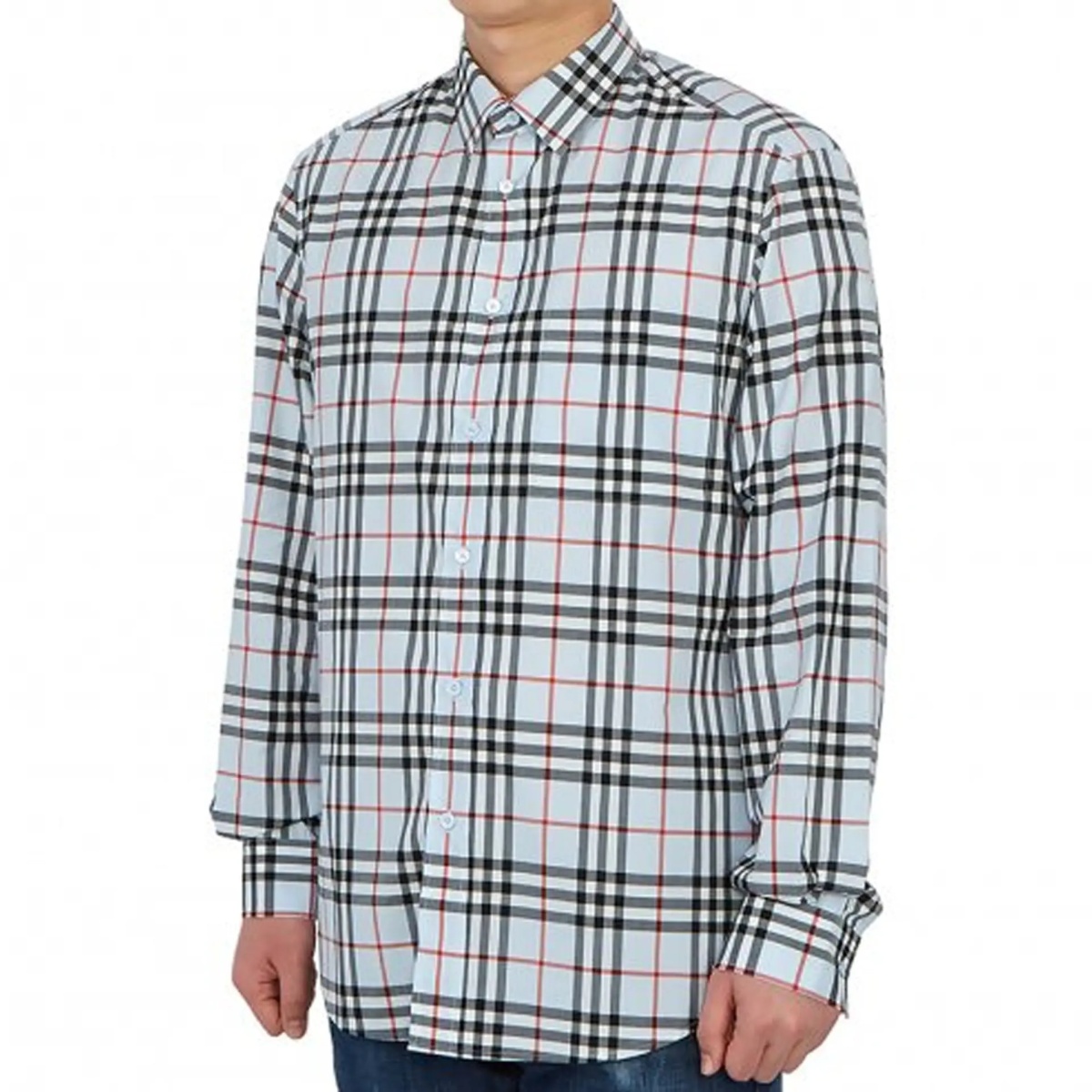 Camasa Burberry Checked Cotton Shirt - Img 2