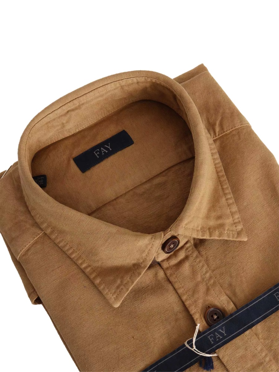Camasa casual Brown over shirt - Img 2