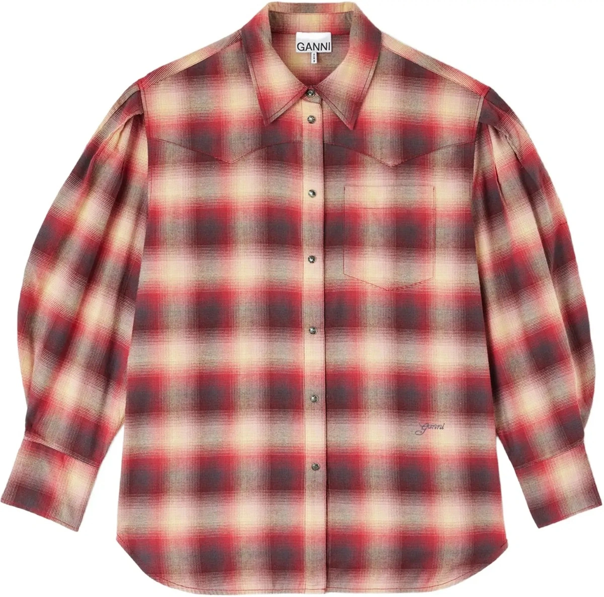 Camasa casual Cotton flannel check Shirt - Img 7