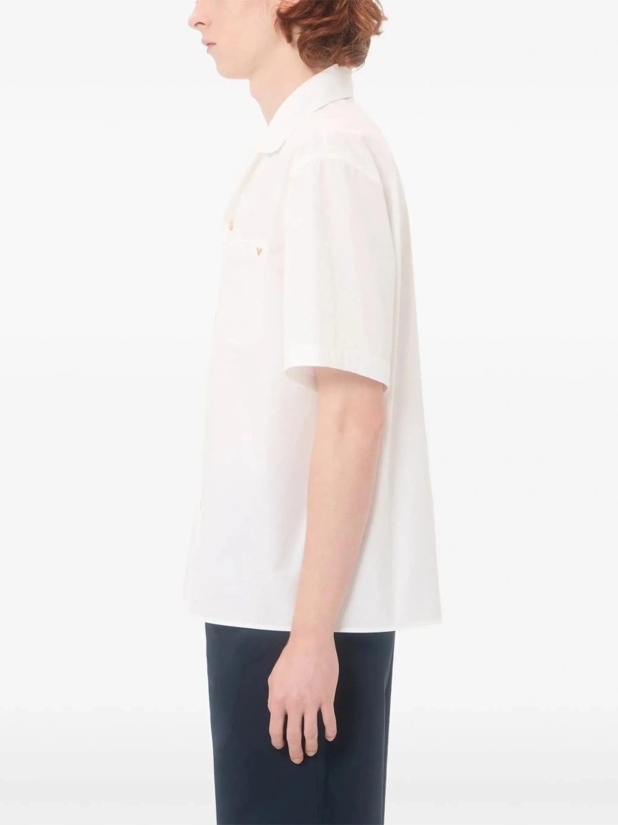 Camasa casual Cotton poplin bowling Shirt with VGold - Img 6