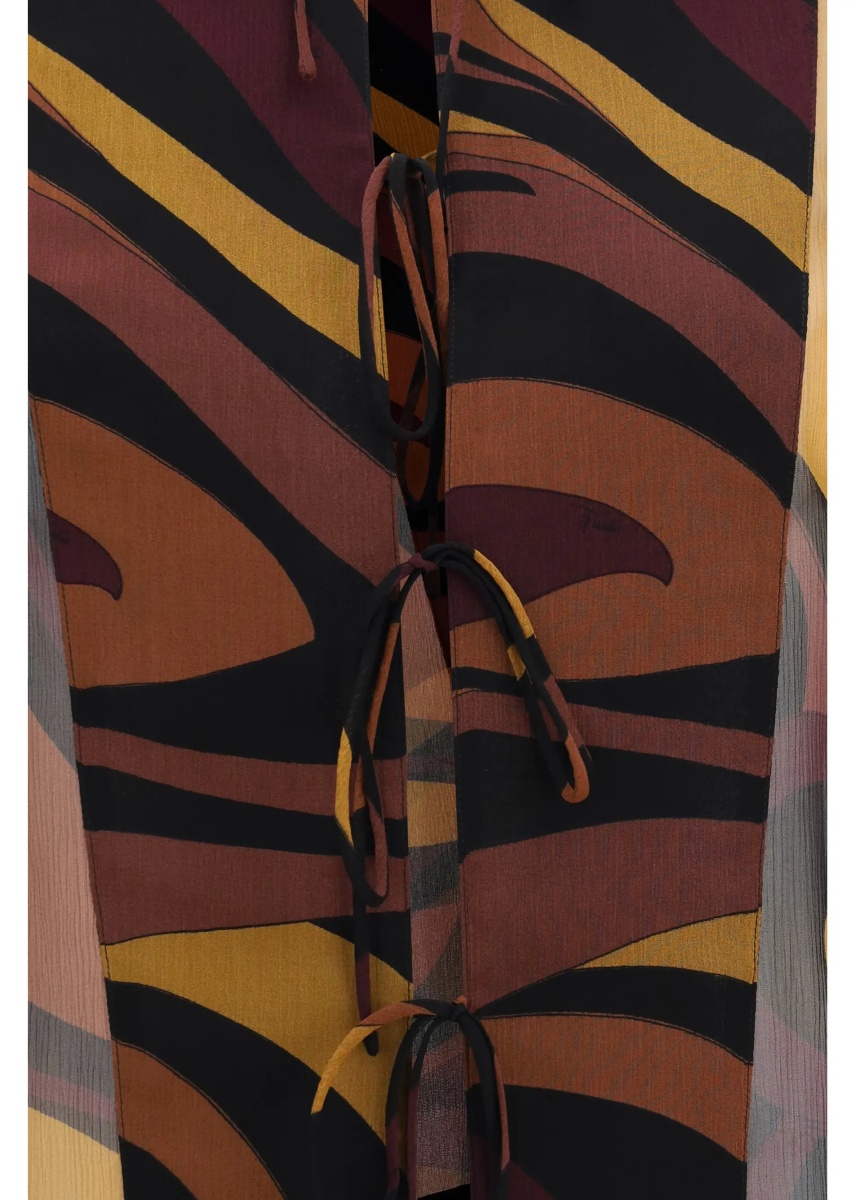 Camasa casual Creponne Shirt in Marmo print - Img 3