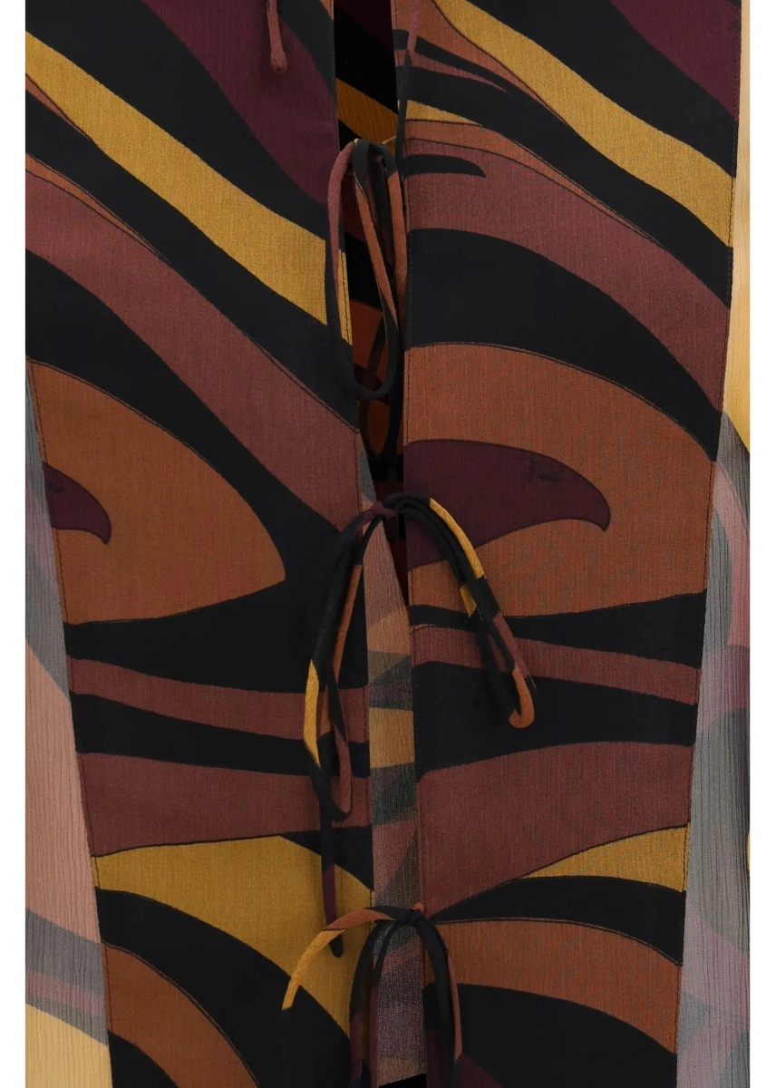 Camasa casual Creponne Shirt in Marmo print - Img 3