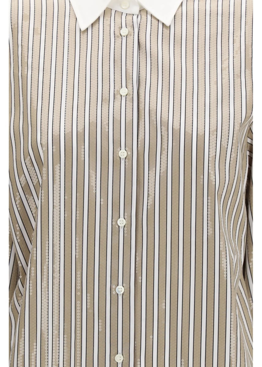 Camasa casual Dazzling Stripes cotton Shirt - Img 3