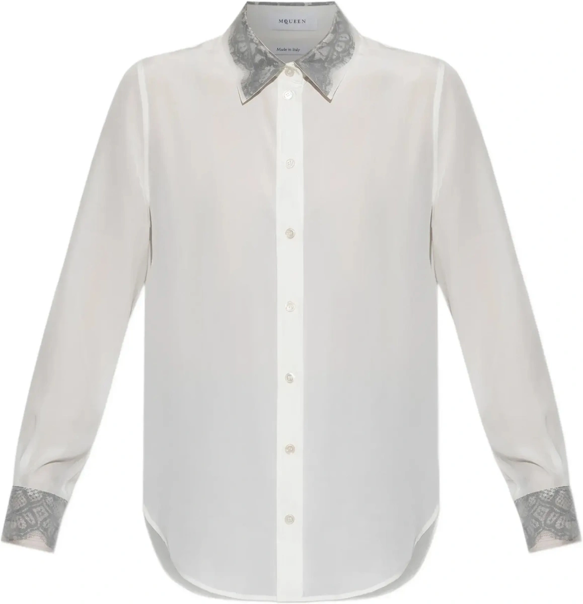 Camasa casual Floral lace detail Shirt - Img 6