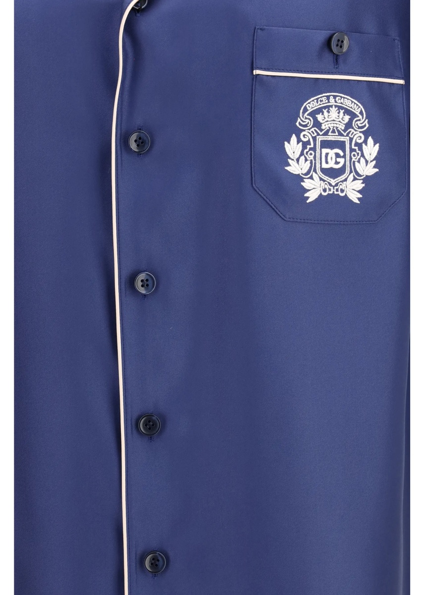 Camasa casual Hawaii piping-embroidered Shirt - Img 3