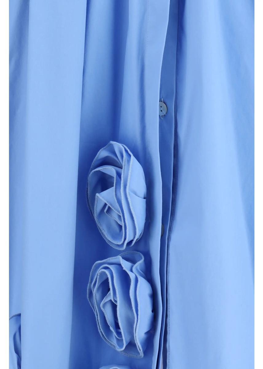 Camasa casual Long chemisier Dress - Img 3