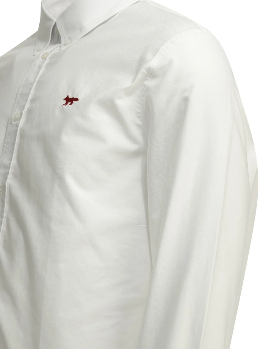 Camasa casual MAISON KITSUNÉ "Profile Fox" casual shirt - Img 4