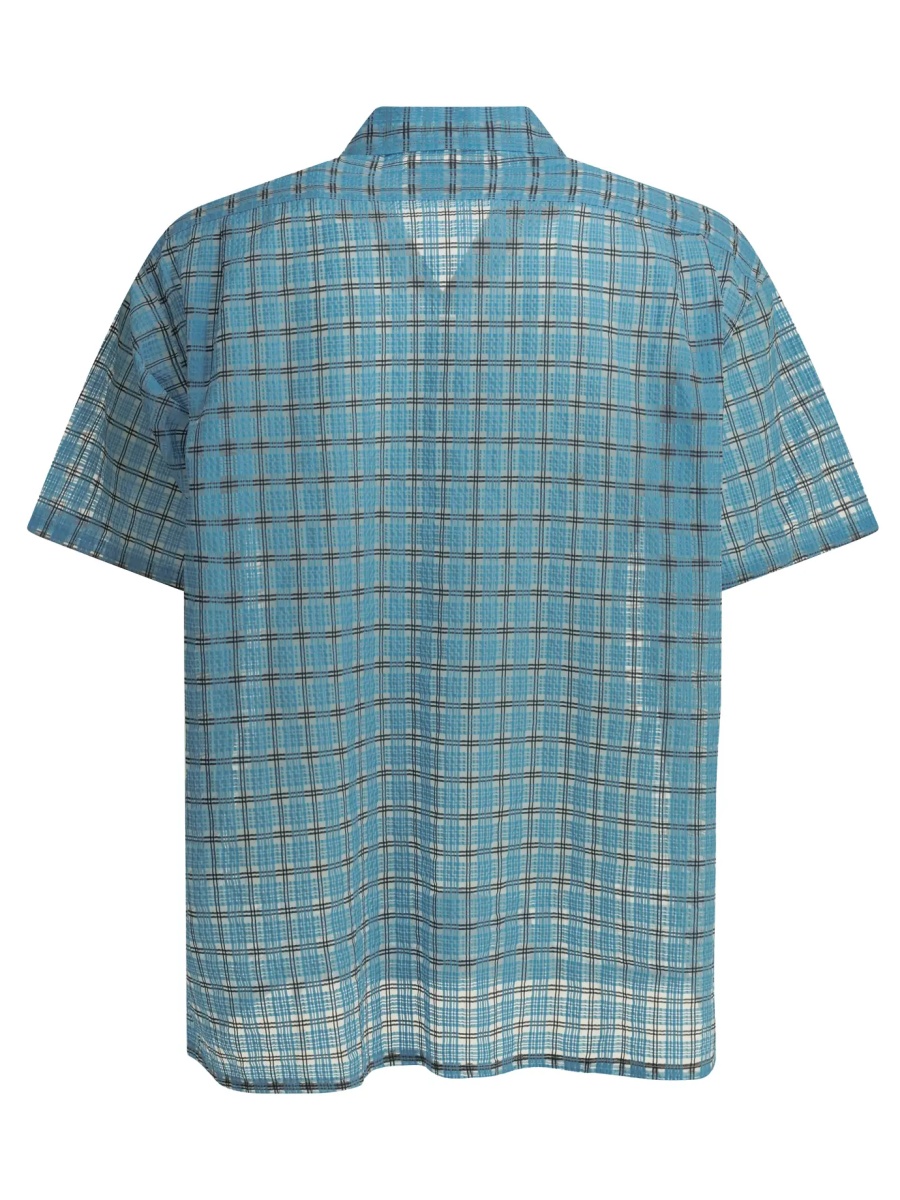 Camasa casual "Open Collar Nylon Airy Plaid" Casual Shirt - Img 2