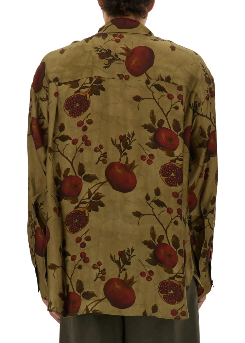 Camasa casual Pomegranate Print Shirt - Img 3