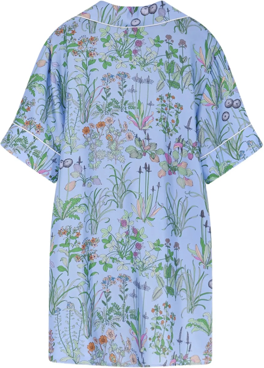 Camasa casual Printed silk twill Shirt - Img 4