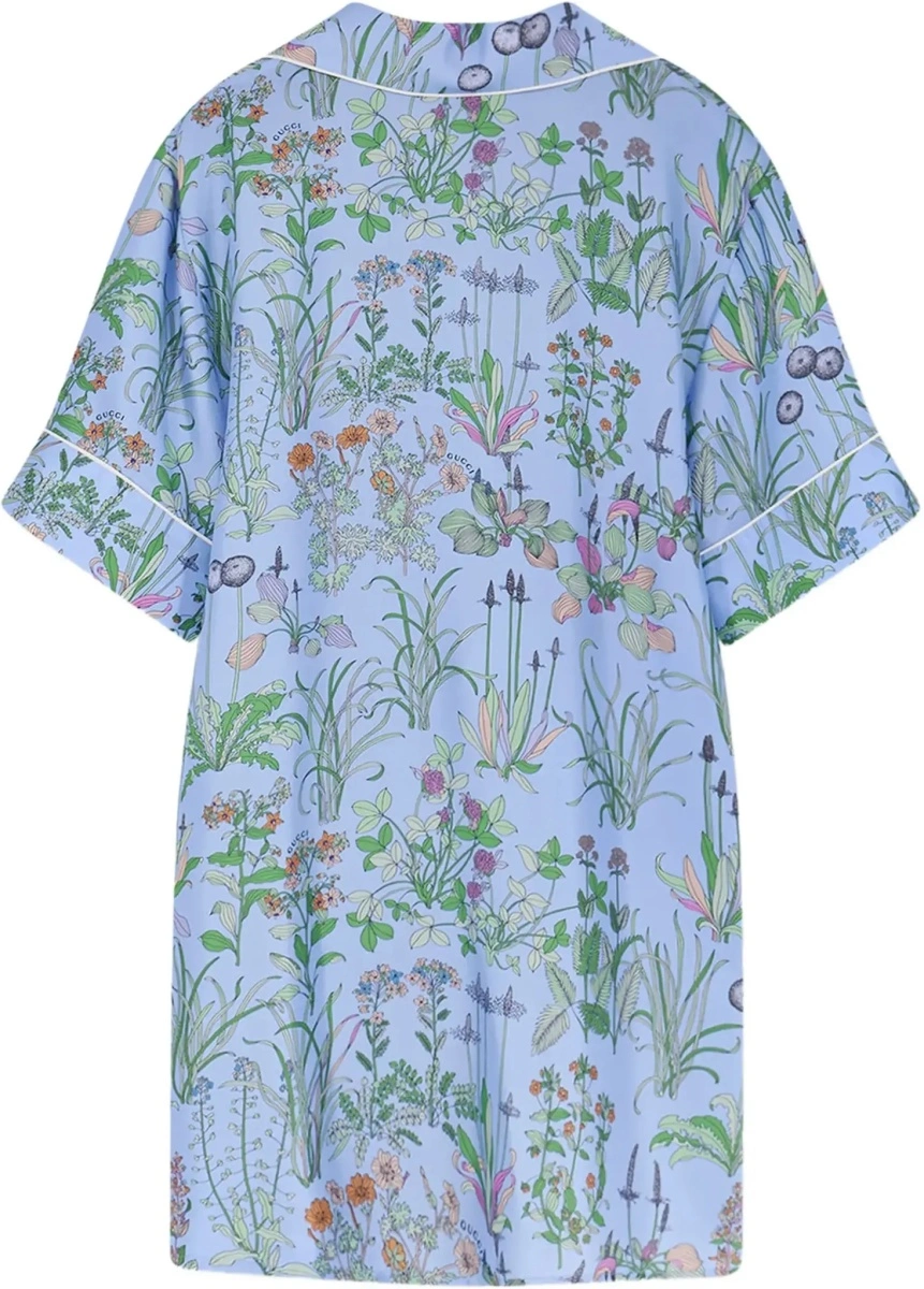 Camasa casual Printed silk twill Shirt - Img 4